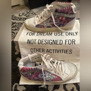 Golden Goose ltd edt purple tie dye midstar size 37